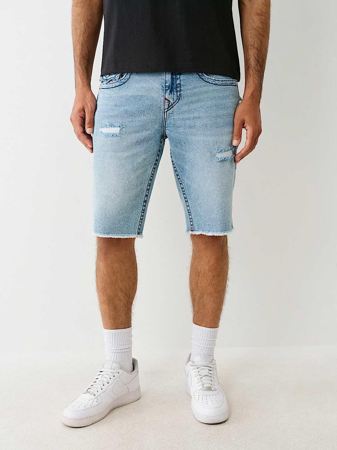 RICKY DISTRESSED FRAYED SHORT