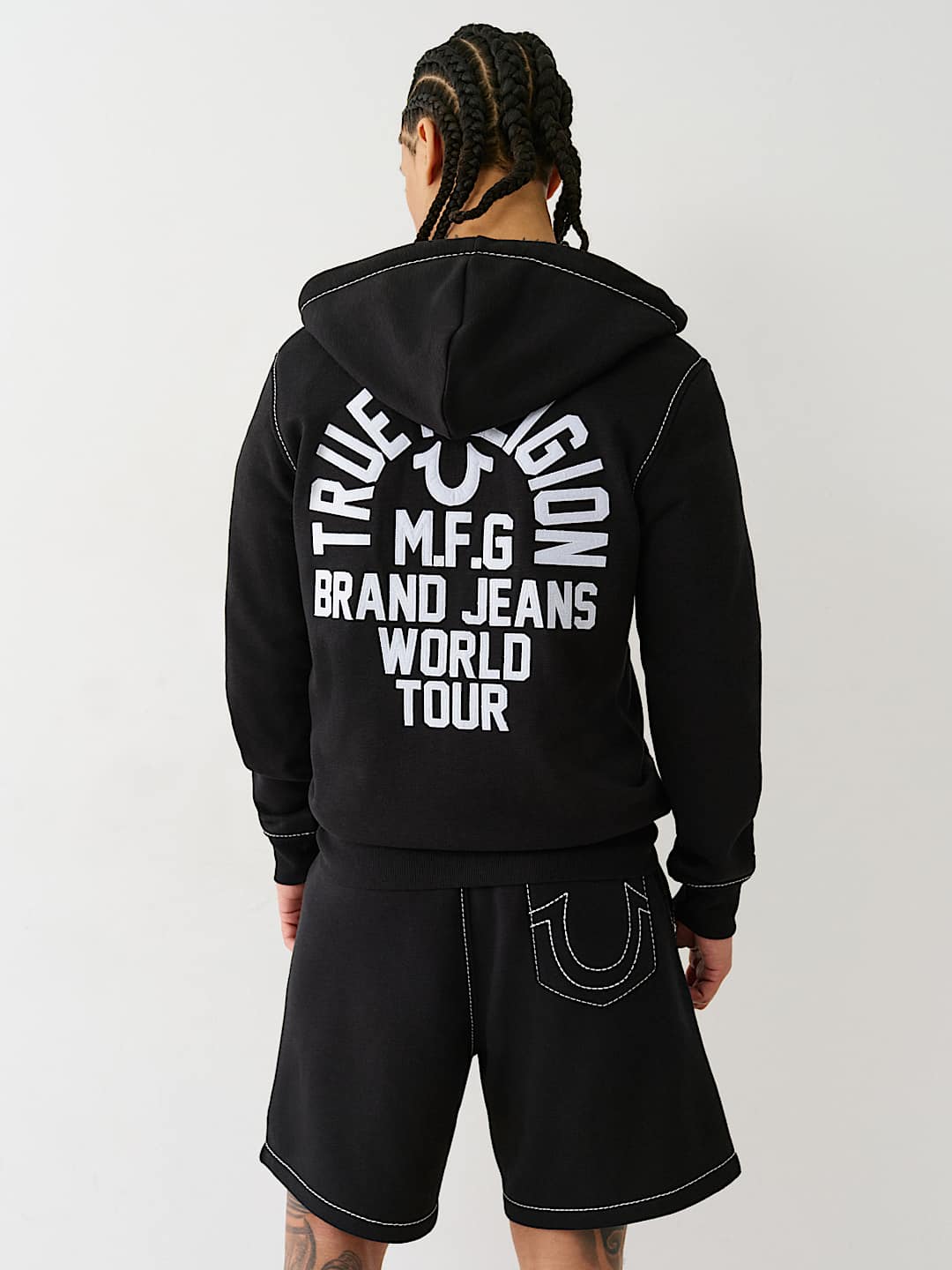【TRUE RELIGION】★パーカー★ BIG T SLUB ZIP HOODIE BIG T SLUB ZIP HOODIE | True Religion