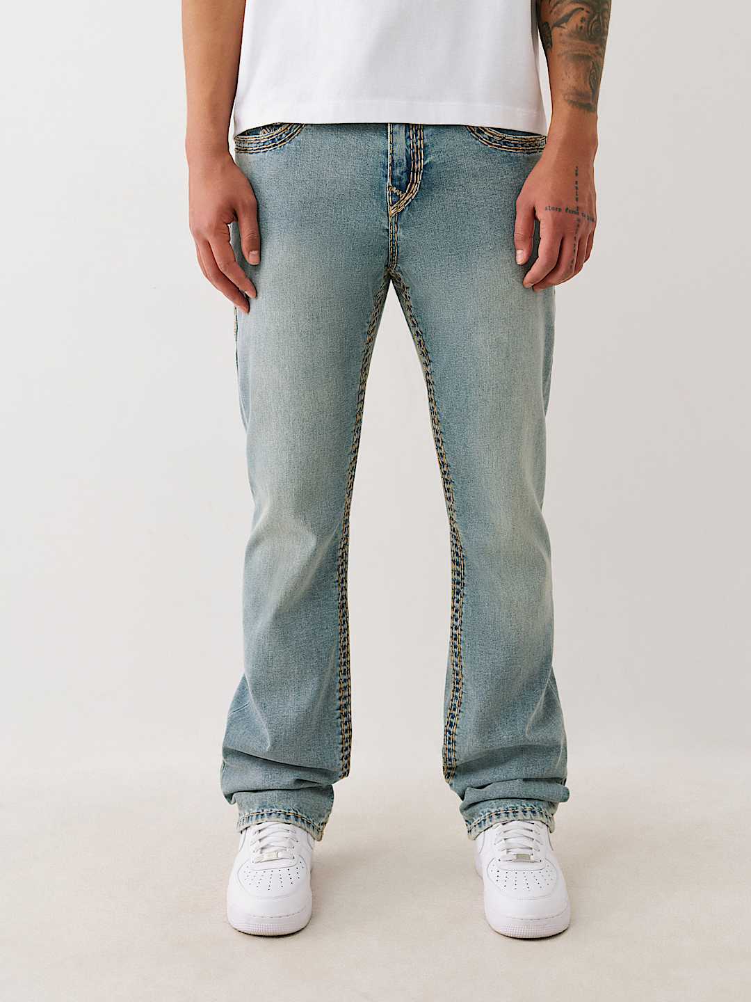 Vintage True Religion Jeans Mens 34 Denim Ricky Super T Flap