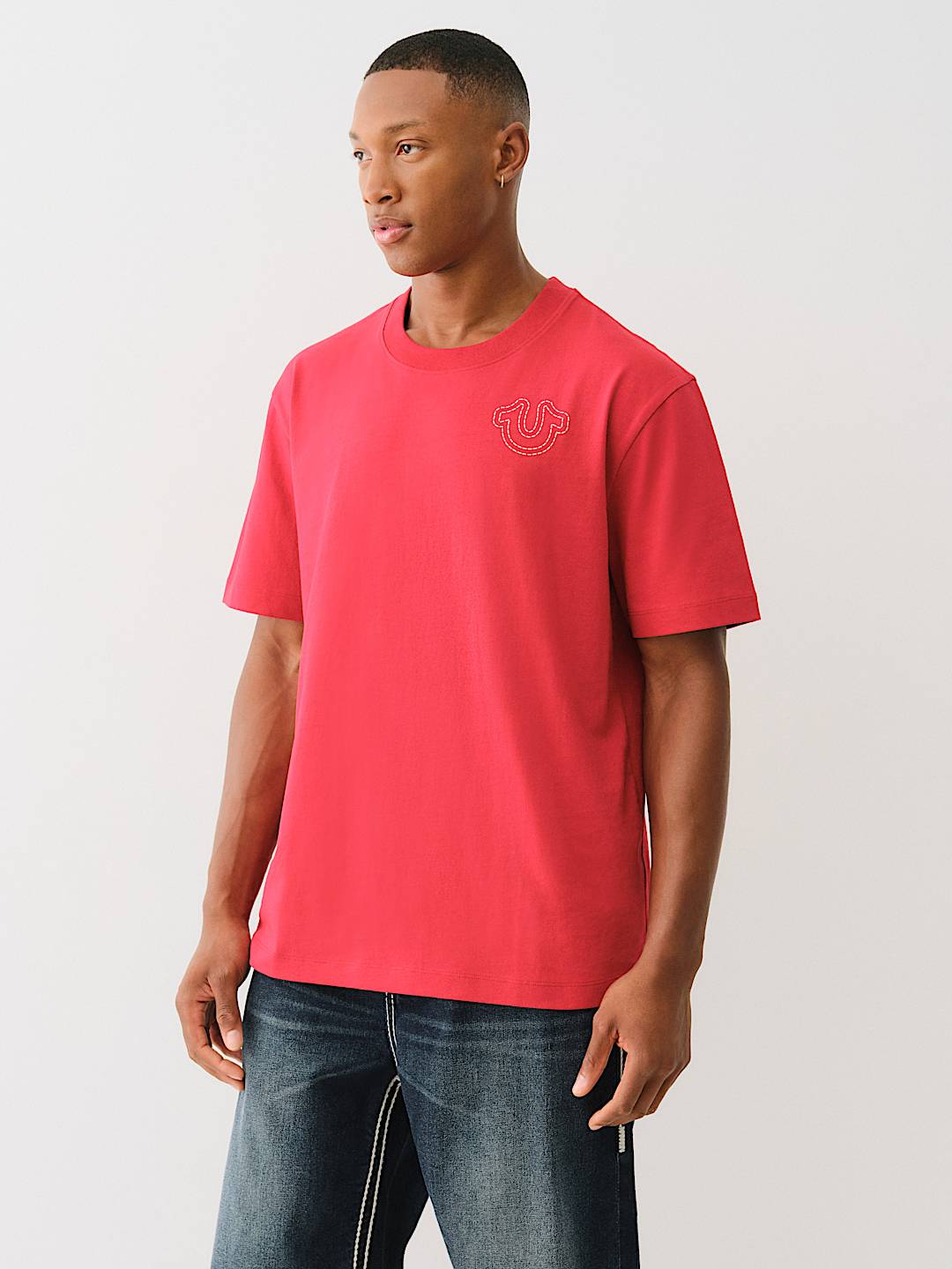 BIG T PUFF STITCH HEAVYWEIGHT TEE, image 3