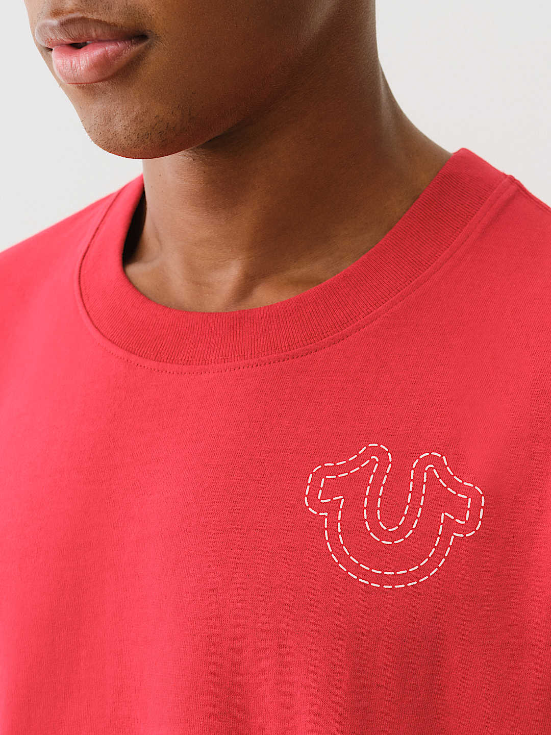 BIG T PUFF STITCH HEAVYWEIGHT TEE, image 4