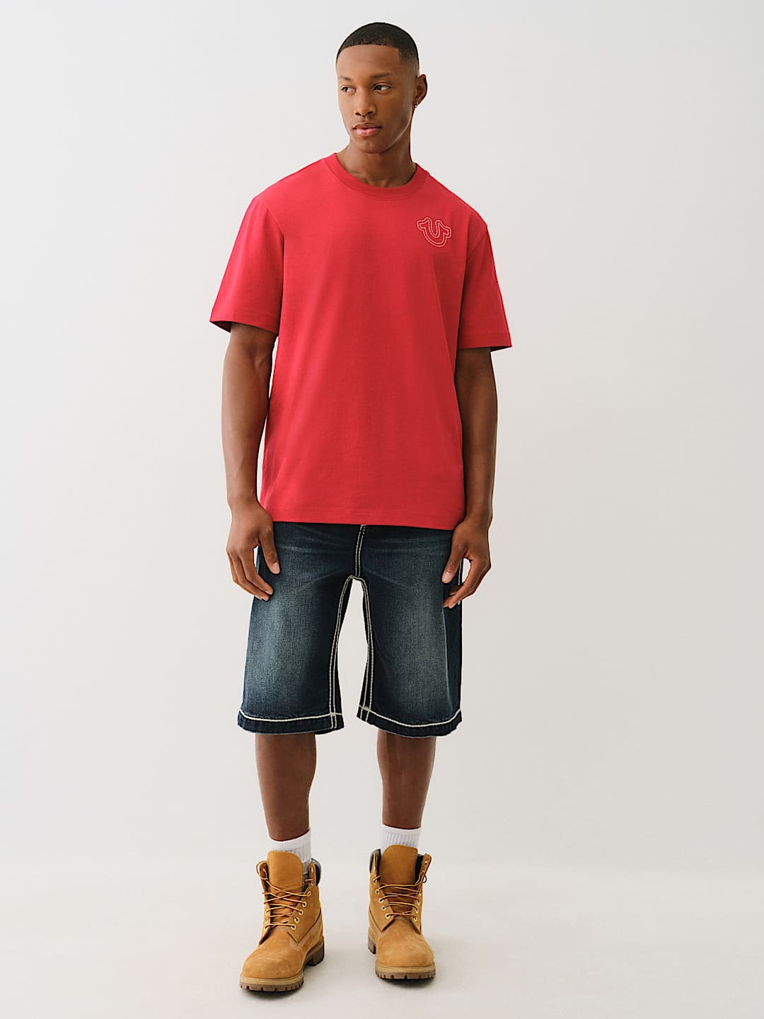 BIG T PUFF STITCH HEAVYWEIGHT TEE, image 6