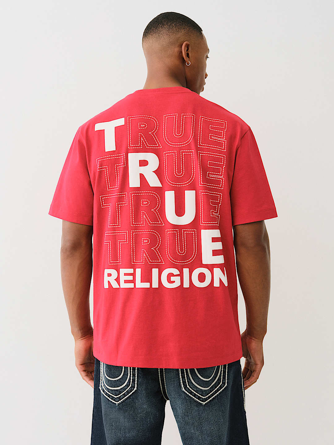 BIG T PUFF STITCH HEAVYWEIGHT TEE, image 1