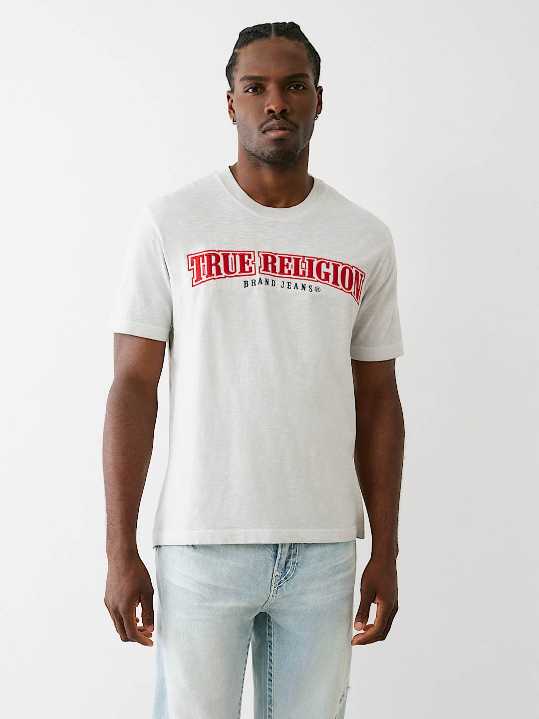 EMBROIDERED LOGO TEE, image 1