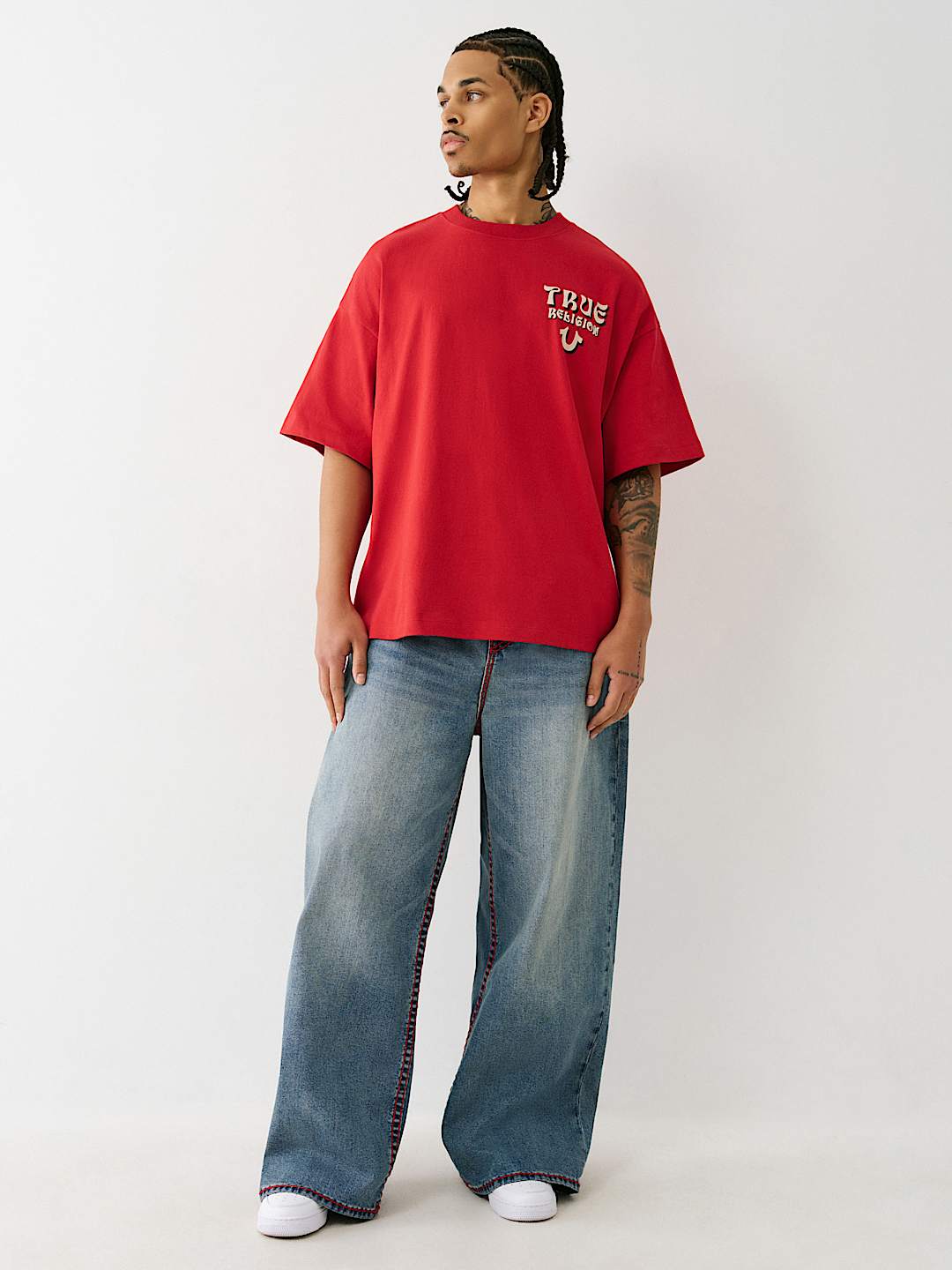 FLOCKED LOGO OVERSIZED TEE, image 6