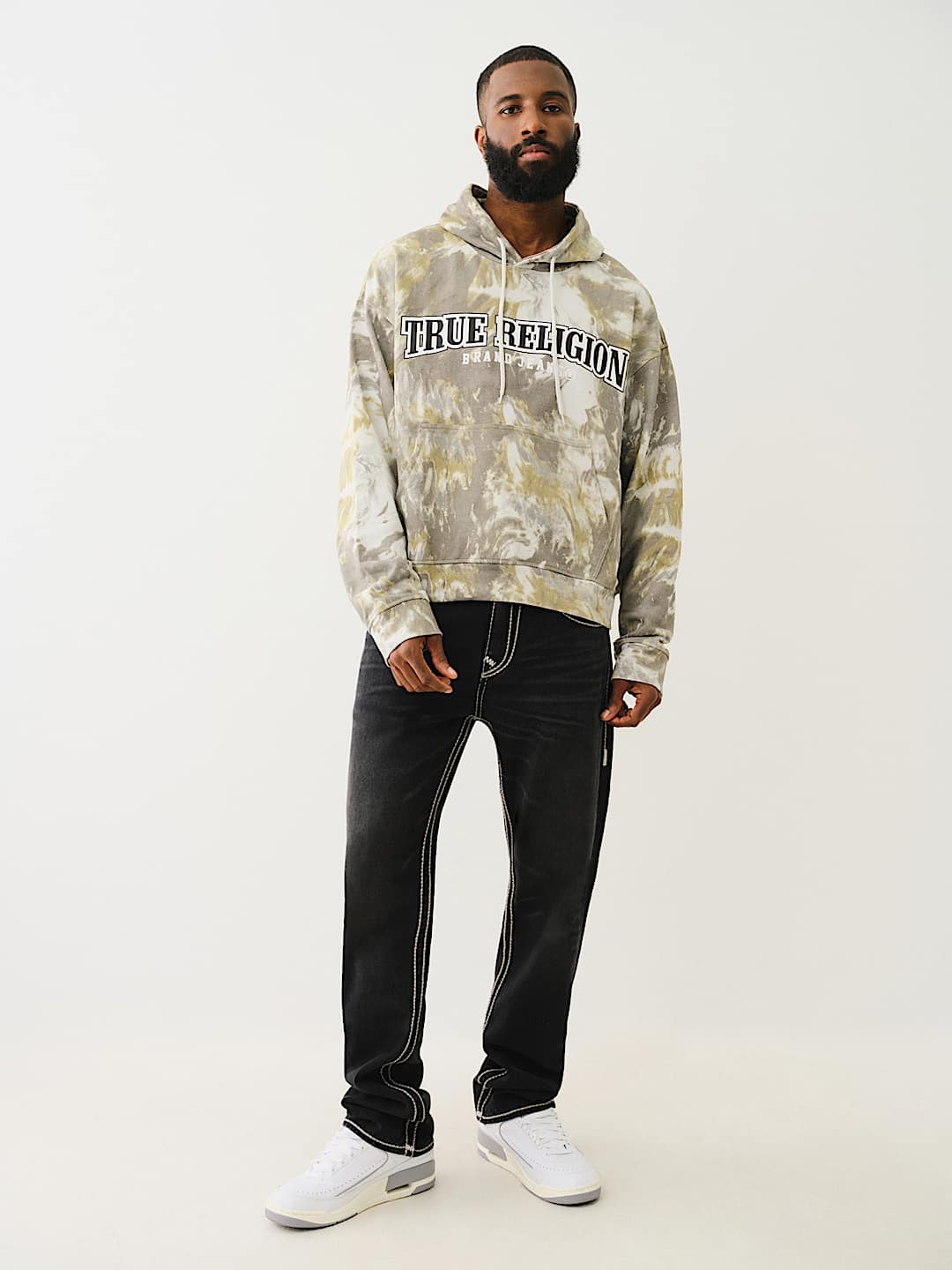 Red camo true religion hoodie online