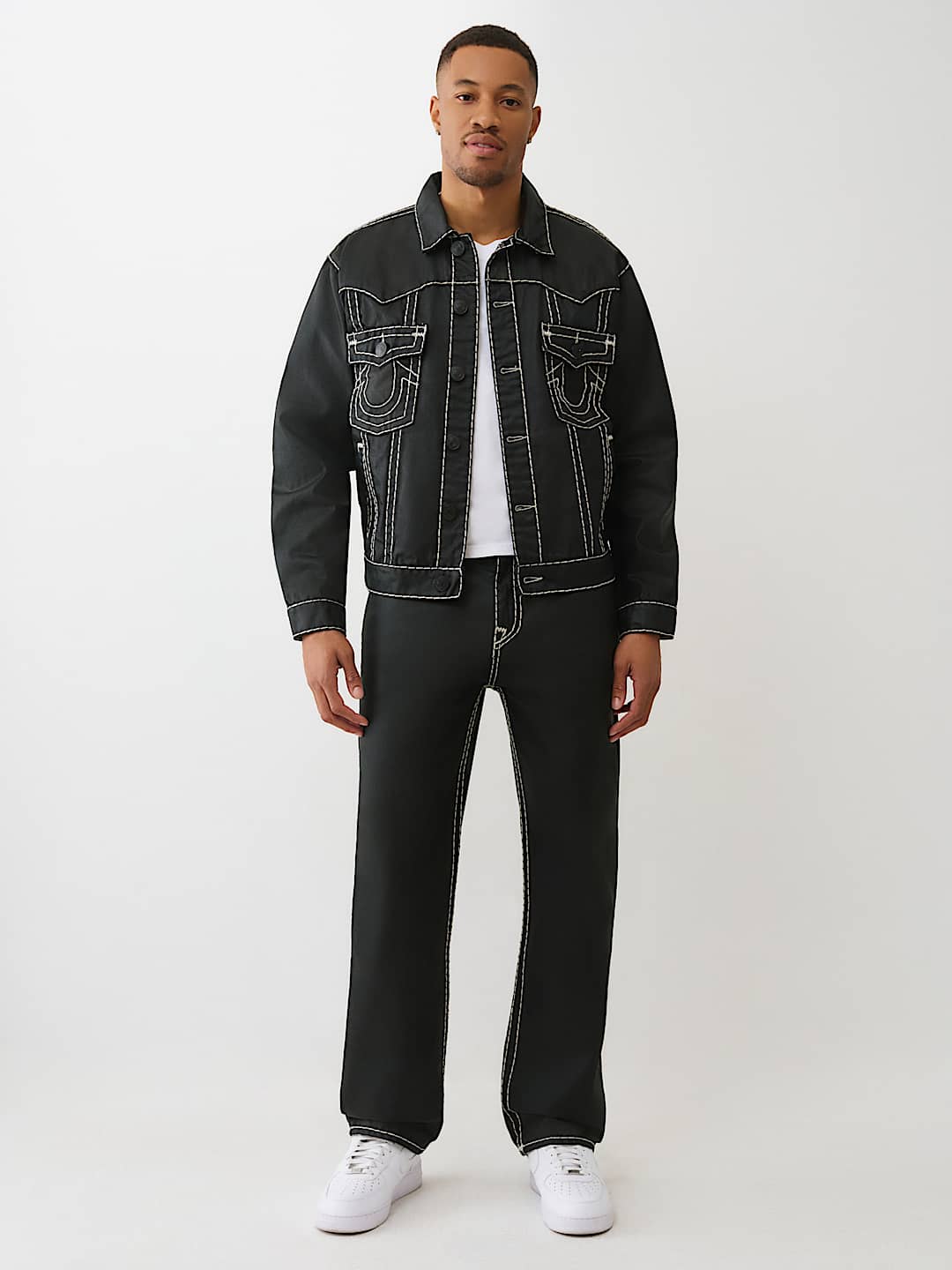 CHAQUETA DE MEZCLILLA SUPER T OVERSIZE, image 7