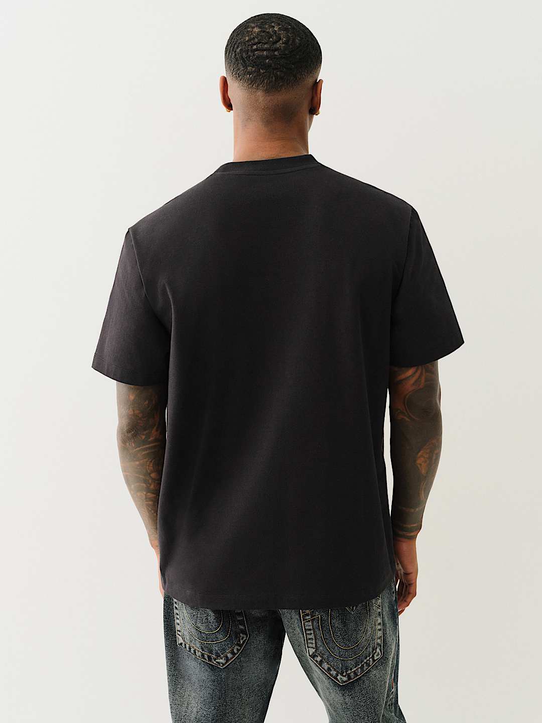 TRUE VINTAGE NO.1 HEAVYWEIGHT TEE - Black | True Religion