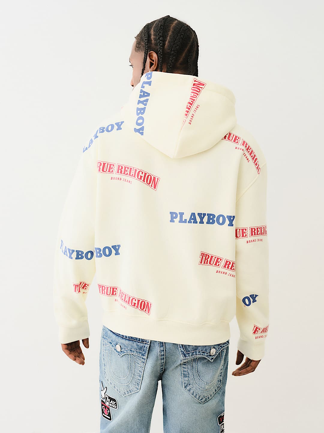 Playboy tan hoodie new arrivals