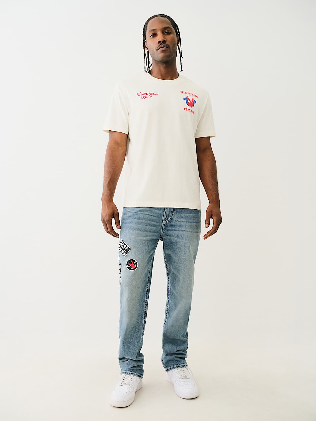 PLAYBOY X TRUE RELIGION “TAILS YOU WIN” TEE