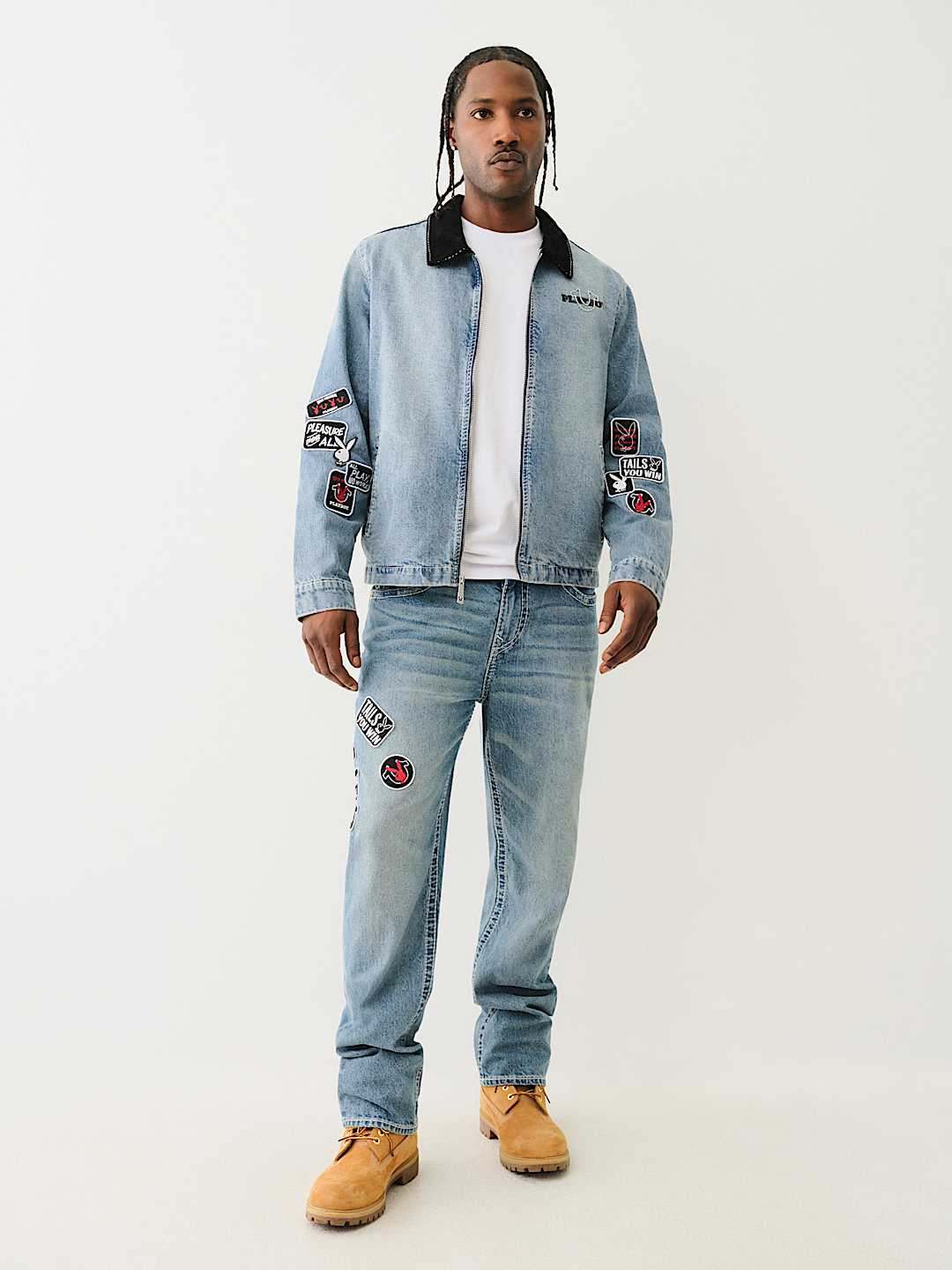 PLAYBOY X TRUE RELIGION BOBBY BAGGY JEAN
