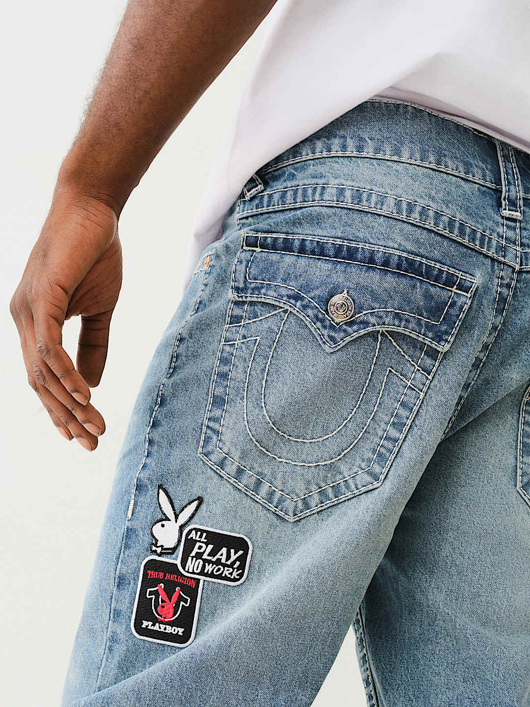 PLAYBOY X TRUE RELIGION BOBBY BAGGY JEAN