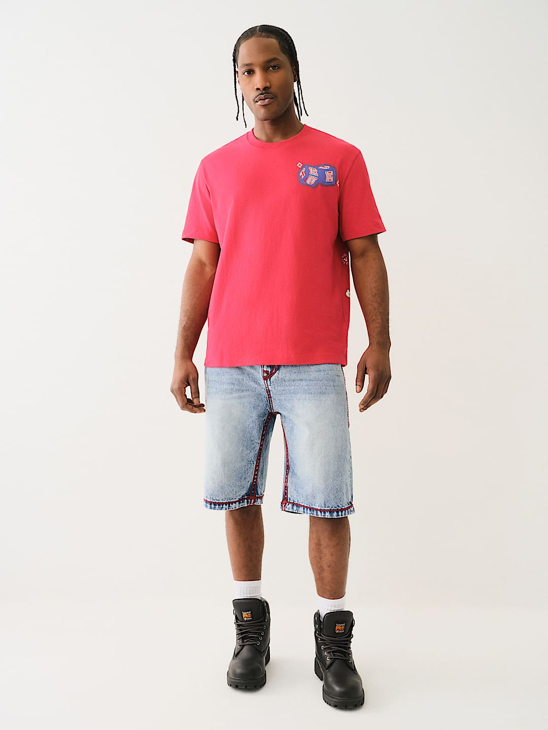 VINNY ROPE STITCH FLAP ULTRA BAGGY SHORT