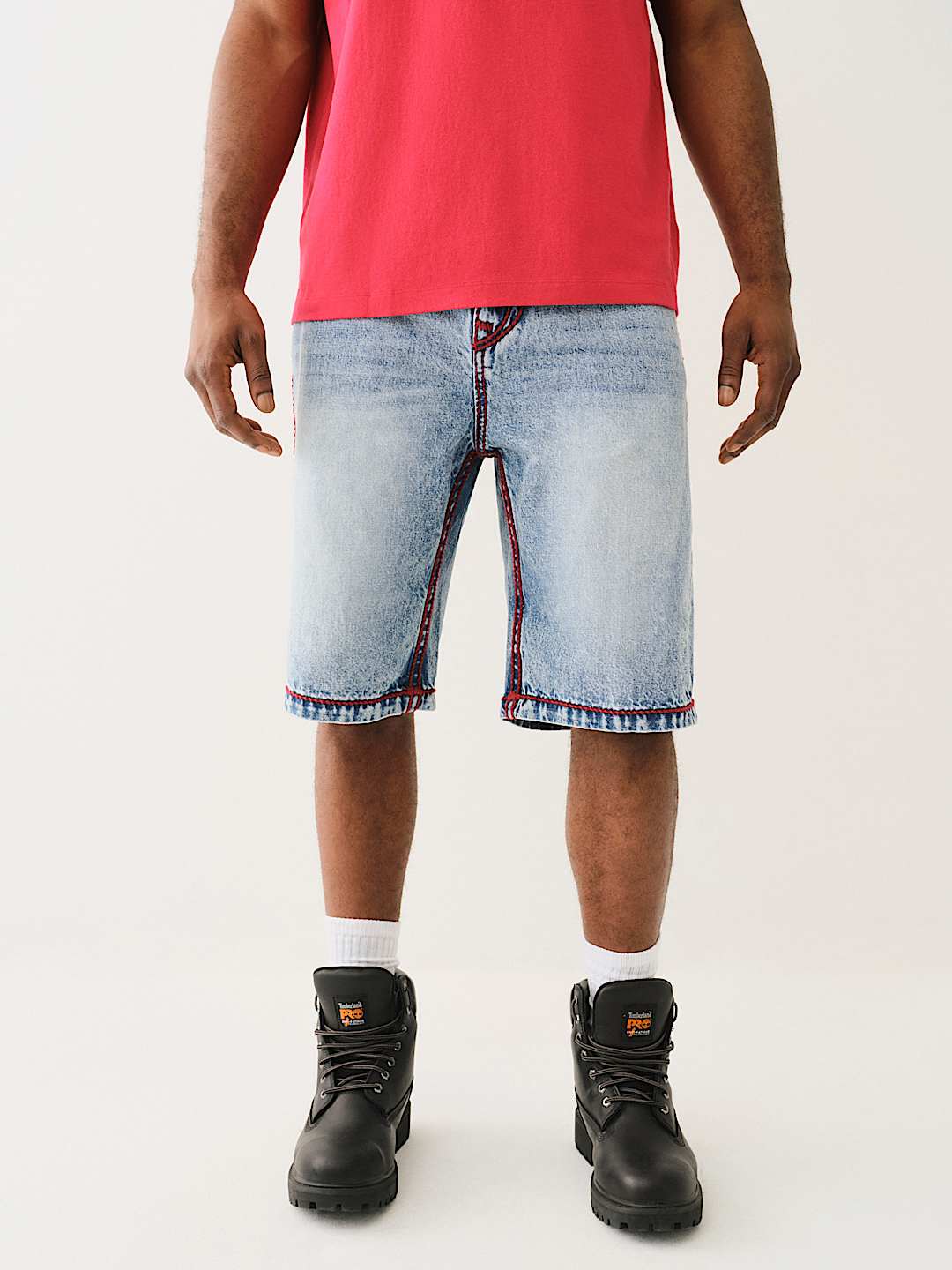 VINNY ROPE STITCH ULTRA BAGGY SHORT - BLUE CASCADE MEDIUM