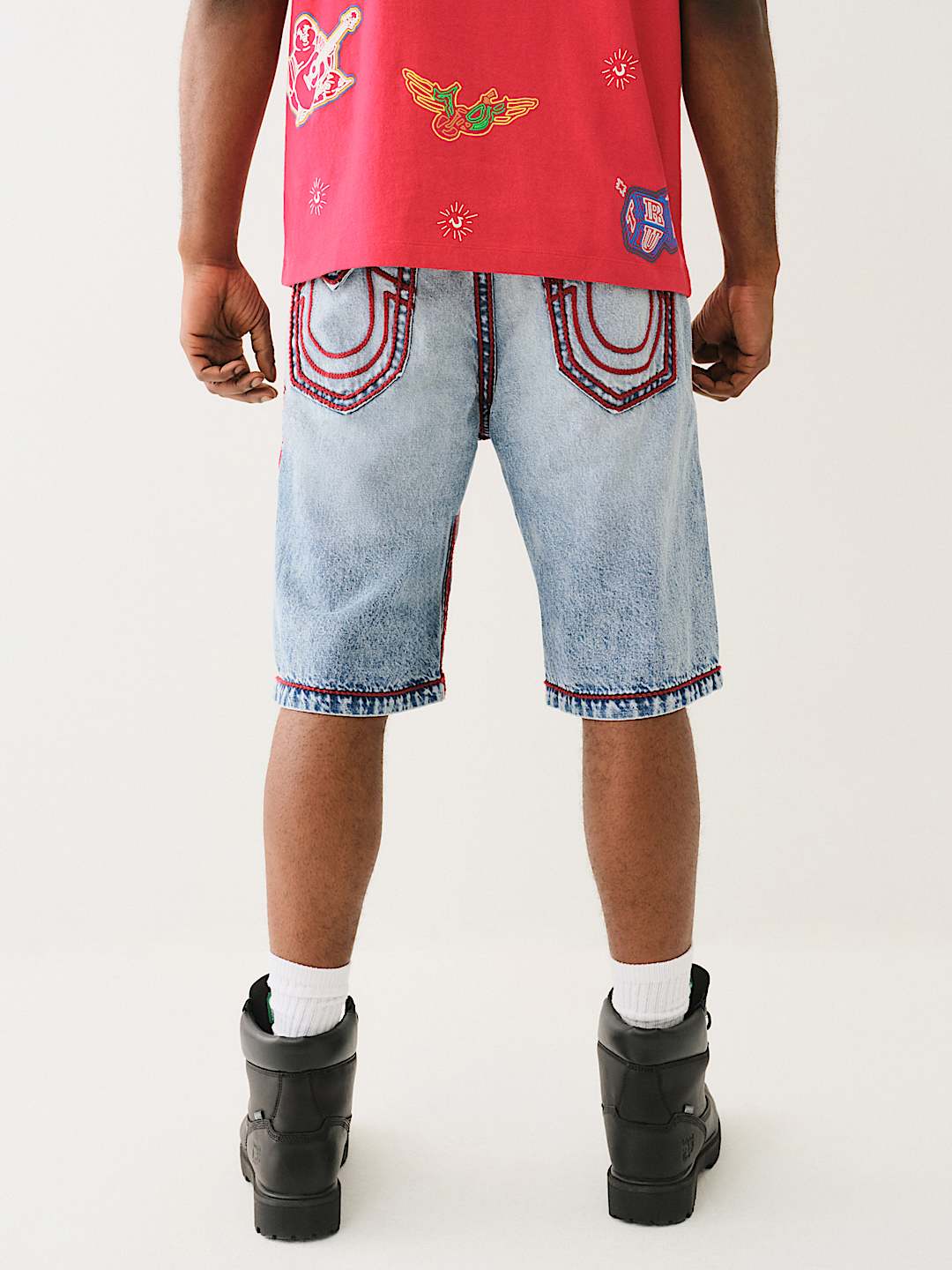 VINNY ROPE STITCH FLAP ULTRA BAGGY SHORT