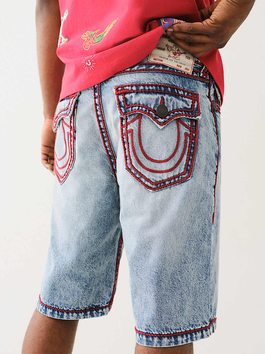 VINNY ROPE STITCH FLAP ULTRA BAGGY SHORT