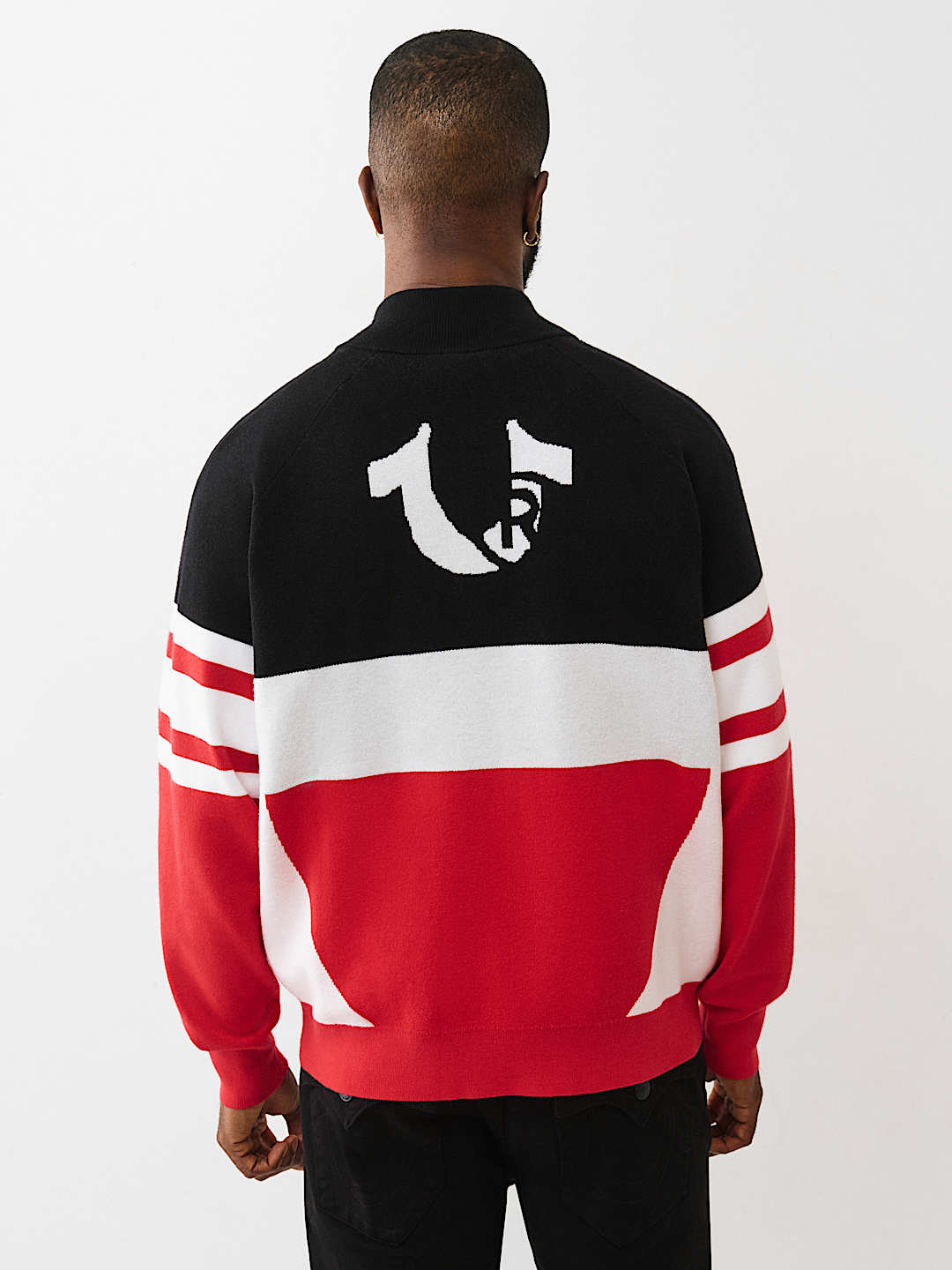 RACING RAGLAN ZIP SWEATER, image 2