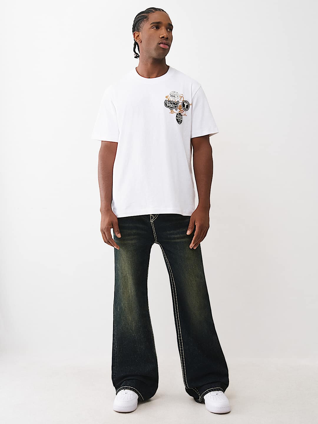 CAMISETA UNIVERSITARIA CON PARCHE DE BUDDHA, image 6