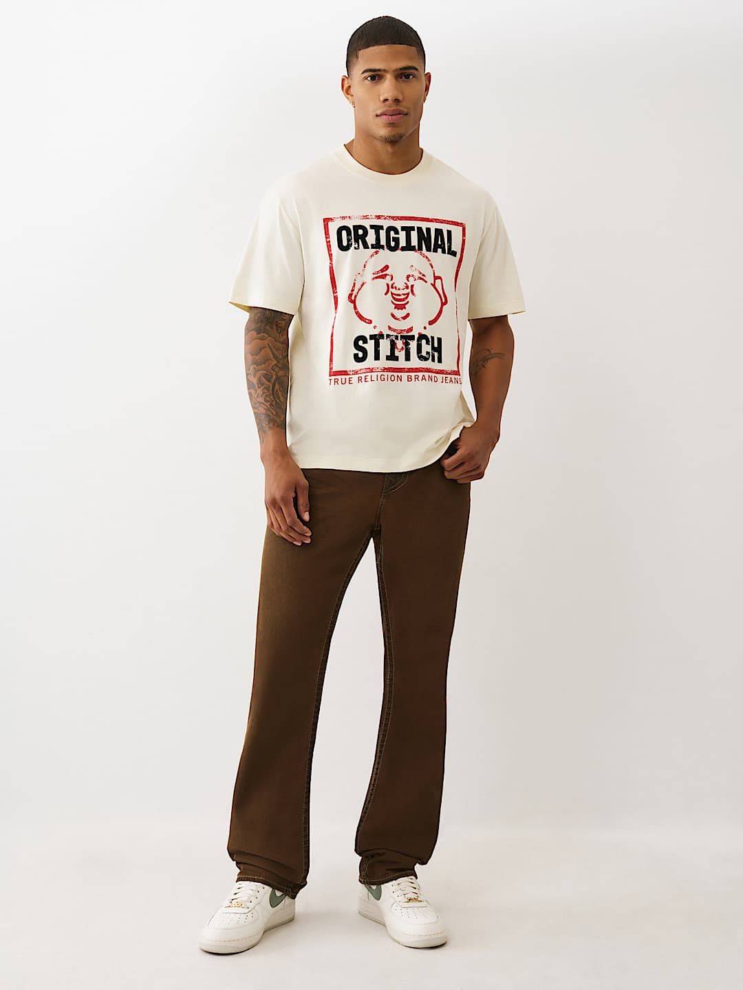 FLOCKED ORIGINAL STITCH TEE, image 6