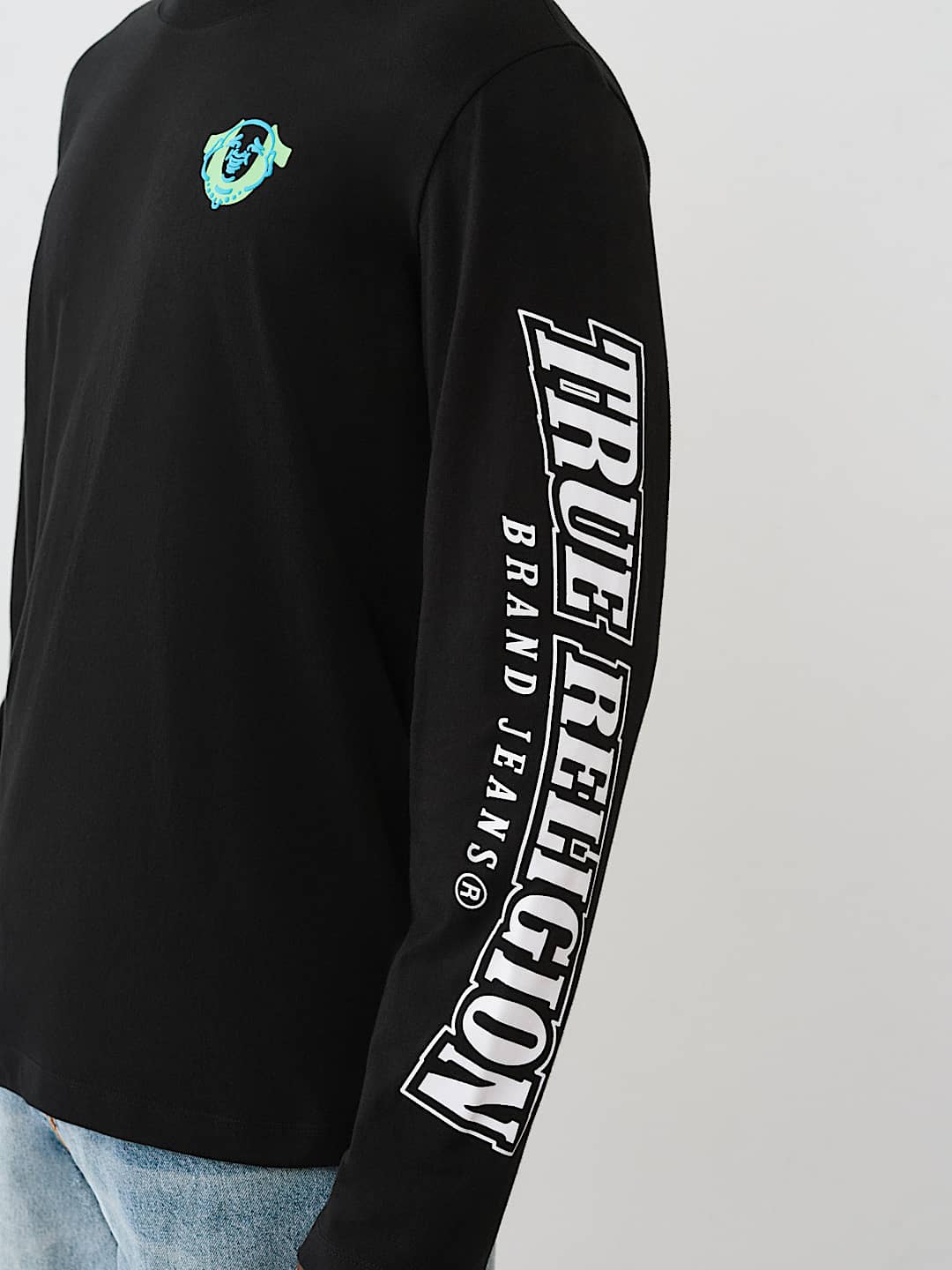 PUFF PRINT HORSESHOE LONG SLEEVE TEE, image 4