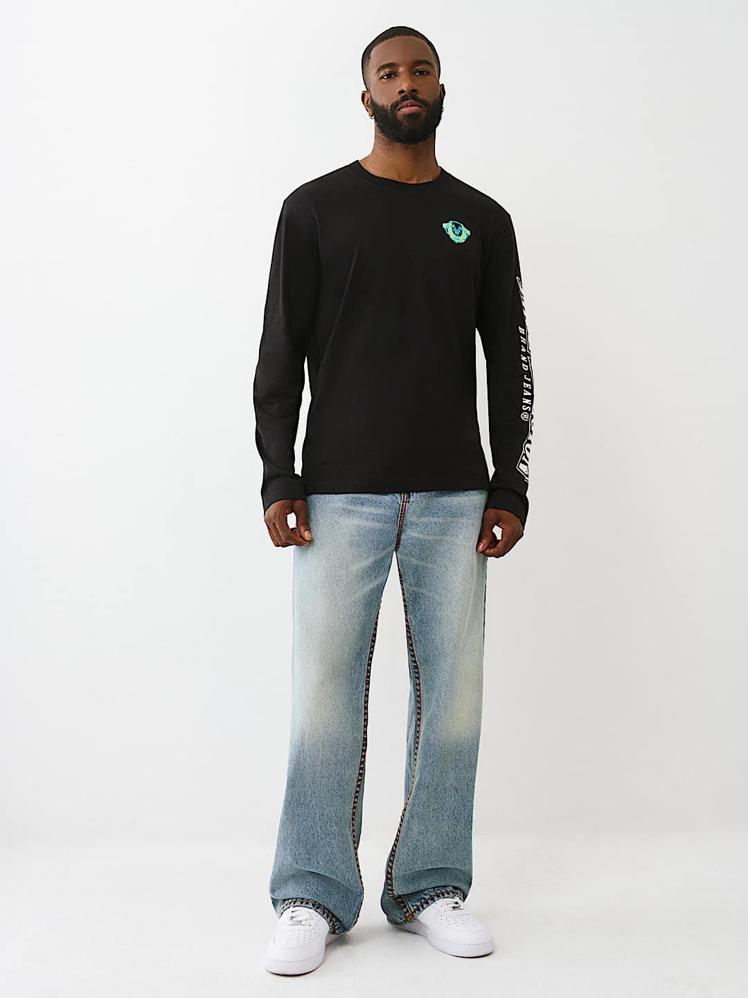 PUFF PRINT HORSESHOE LONG SLEEVE TEE, image 6