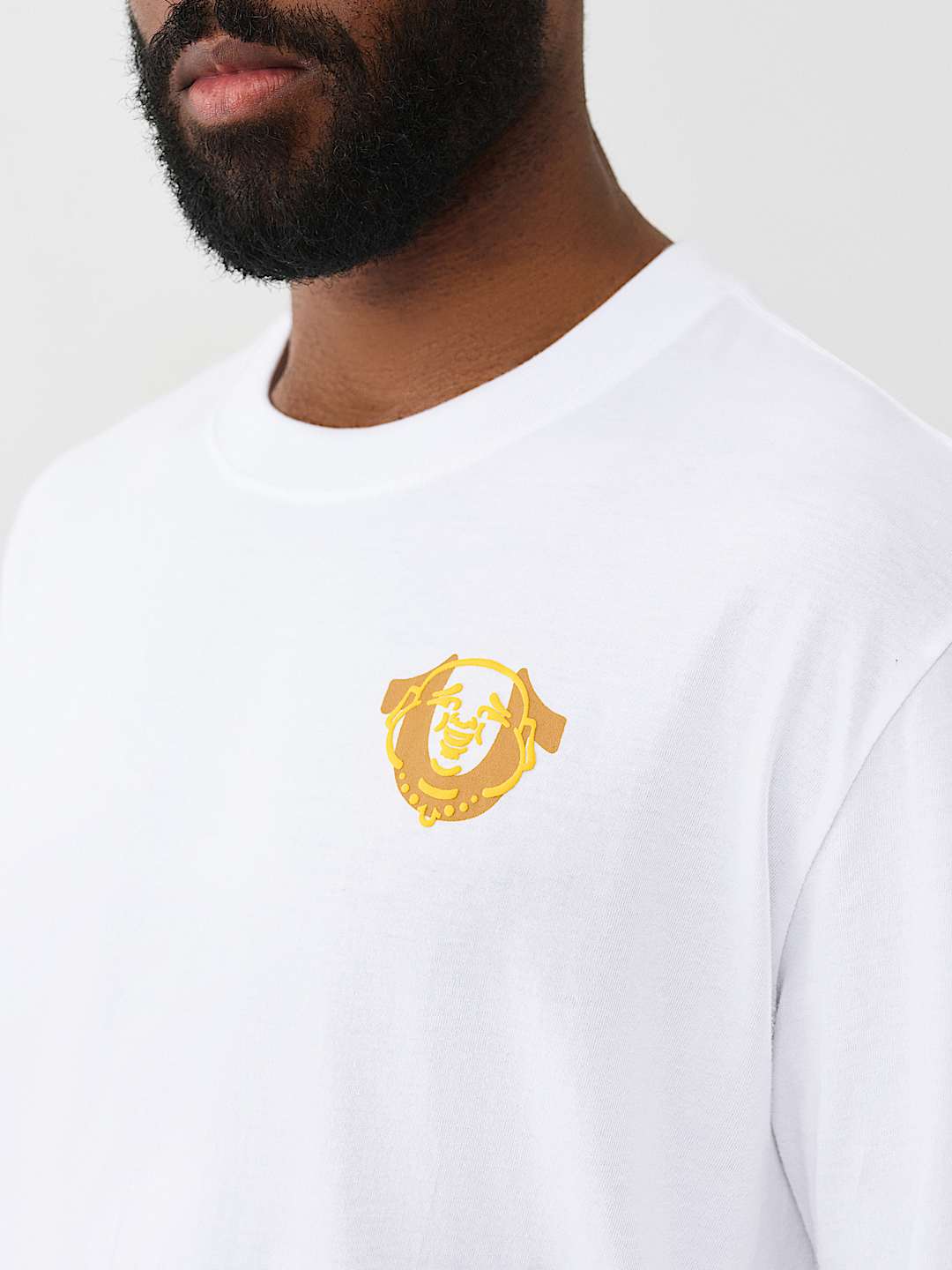 CAMISETA DE MANGA LARGA CON ESTAMPADO DE HERRADURA EN RELIEVE, image 4