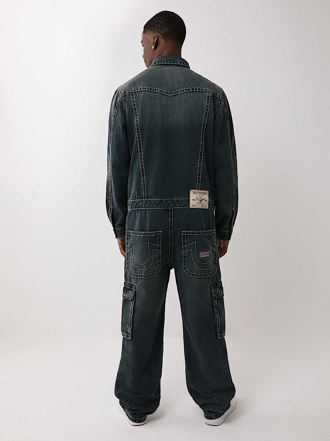 CARGO BIG T COVERALL - Acoustic Session Blublack Wash | True Religion