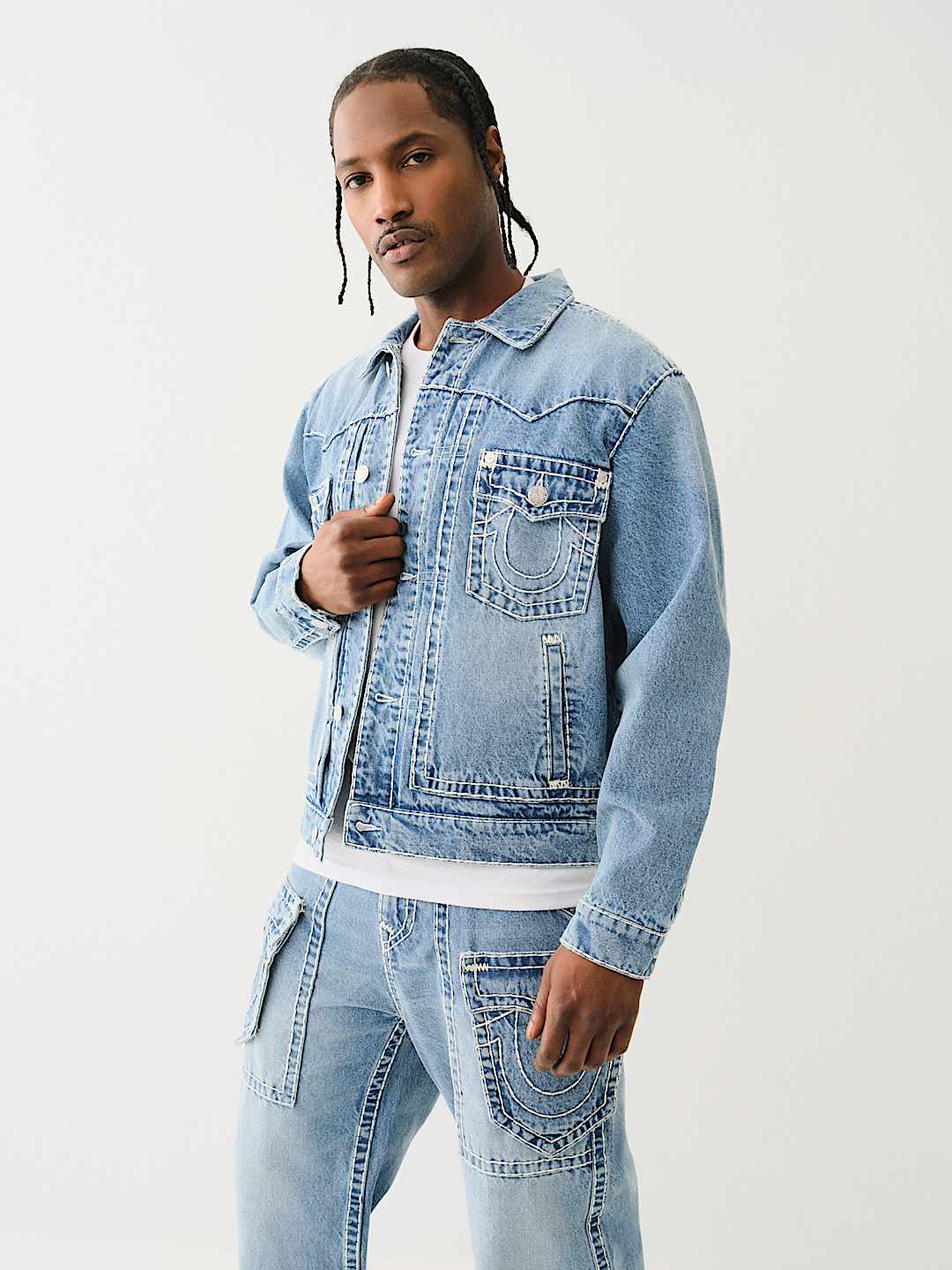 OVERSIZED SUPER T DENIM TRUCKER JACKET