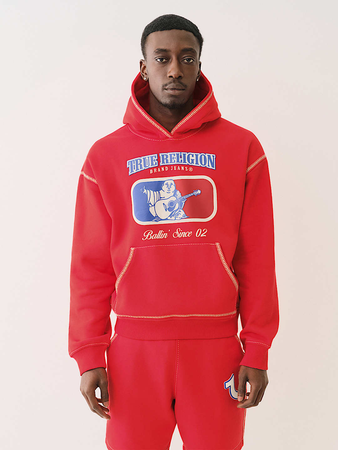 BASEBALL STITCH CINCH HOODIE