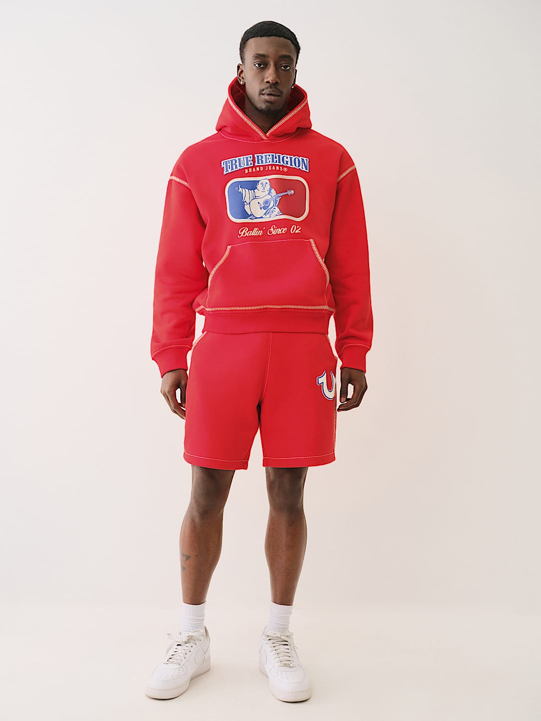 BASEBALL STITCH CINCH HOODIE