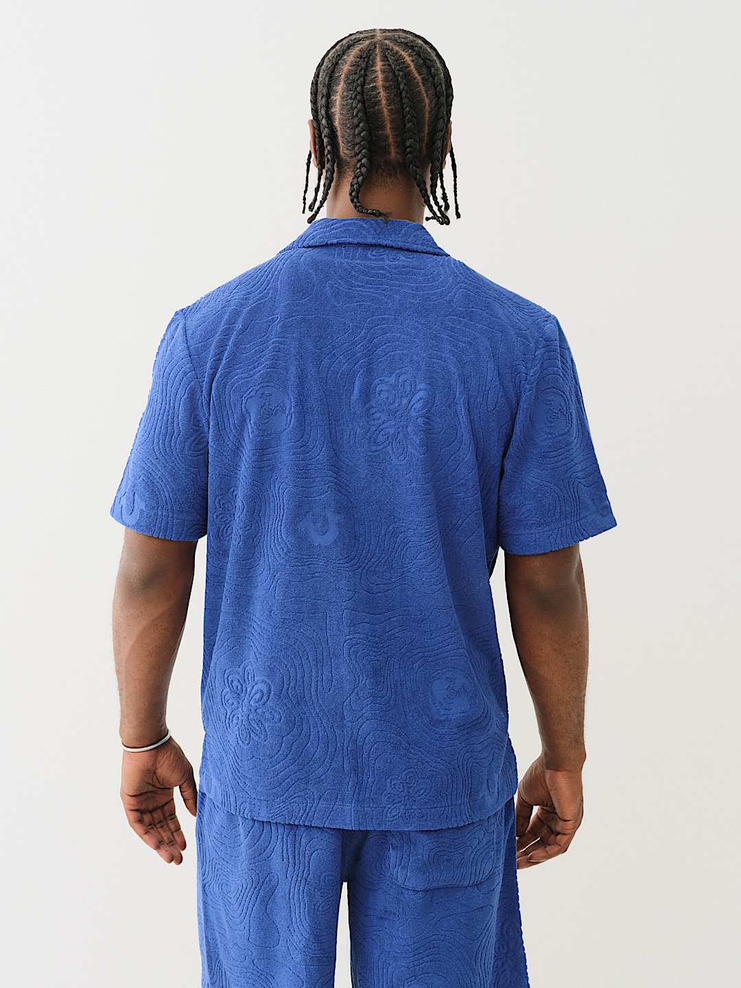 TERRY KNIT CAMP COLLAR SHIRT, image 4