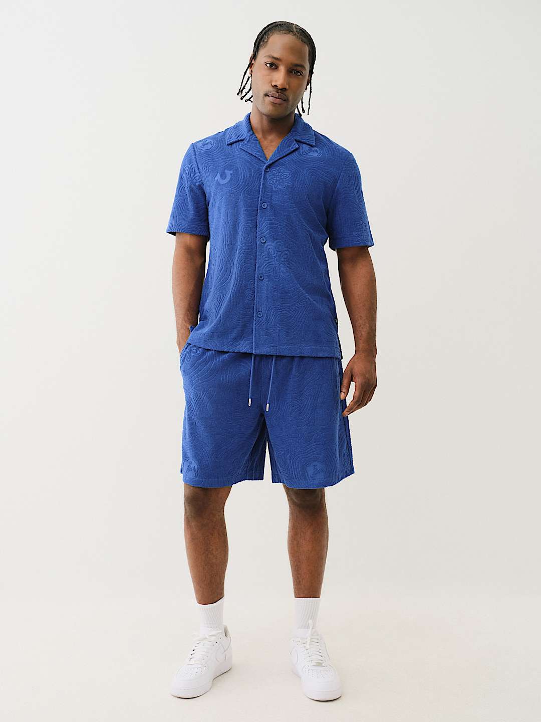 TERRY KNIT CAMP COLLAR SHIRT, image 6