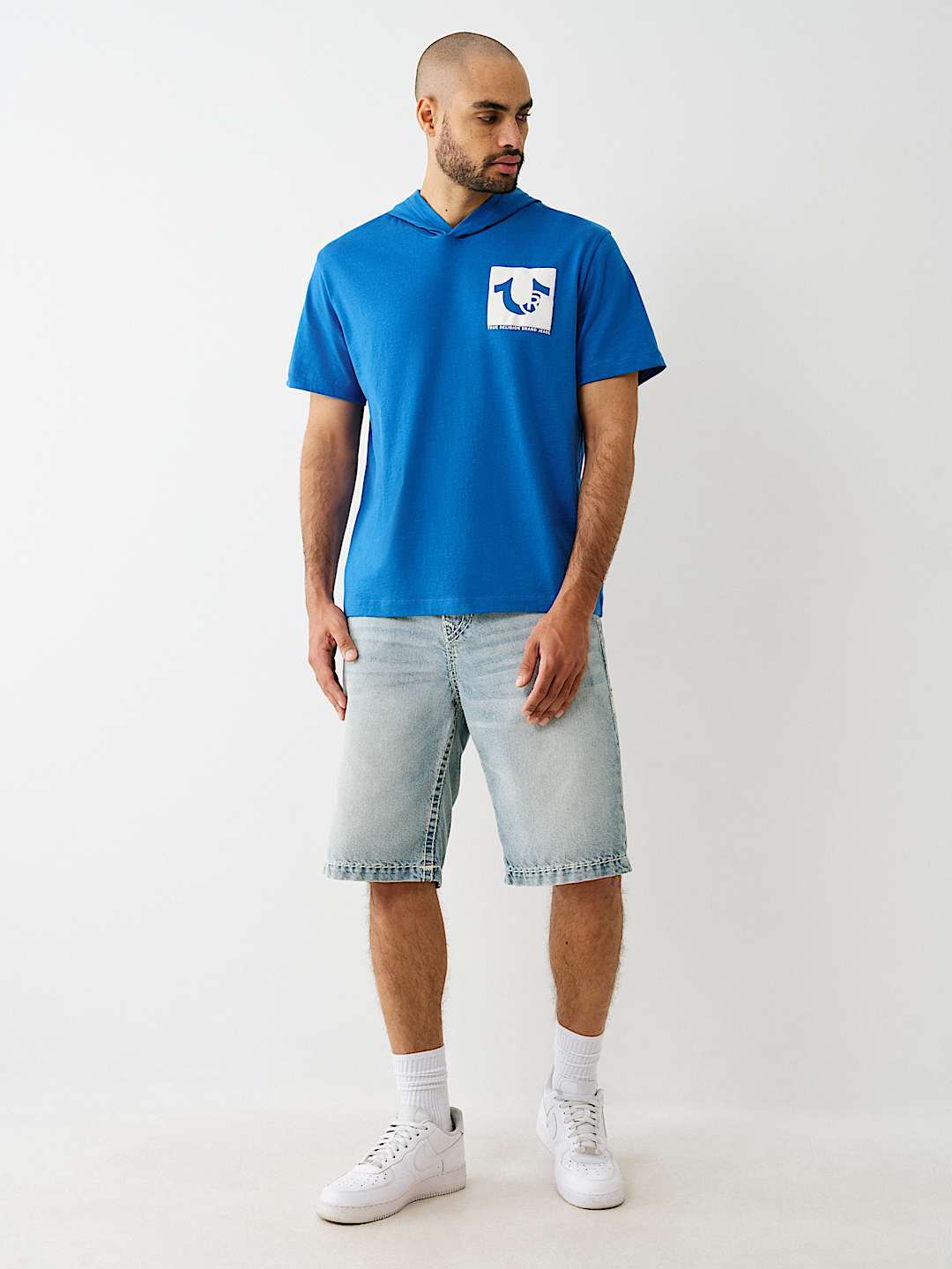BUDDHA LOGO HOODED HEAVYWEIGHT TEE, image 6