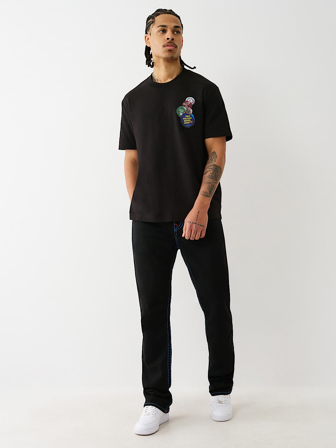 【TRUE RELIGION】★Tシャツ★ LOGO PINS HEAVYWEIGHT TEE LOGO PINS HEAVYWEIGHT TEE | True Religion
