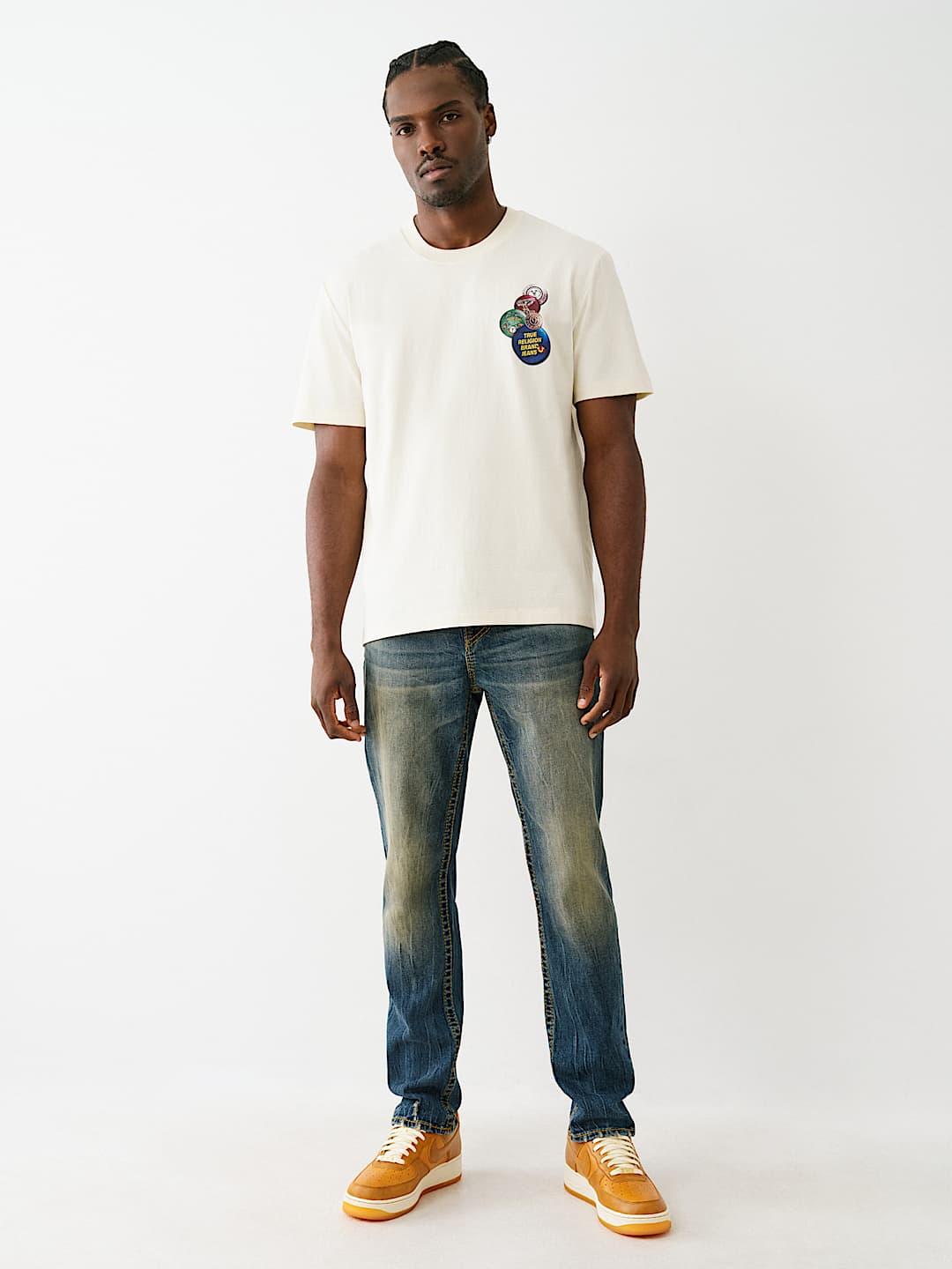 LOGO PINS HEAVYWEIGHT TEE