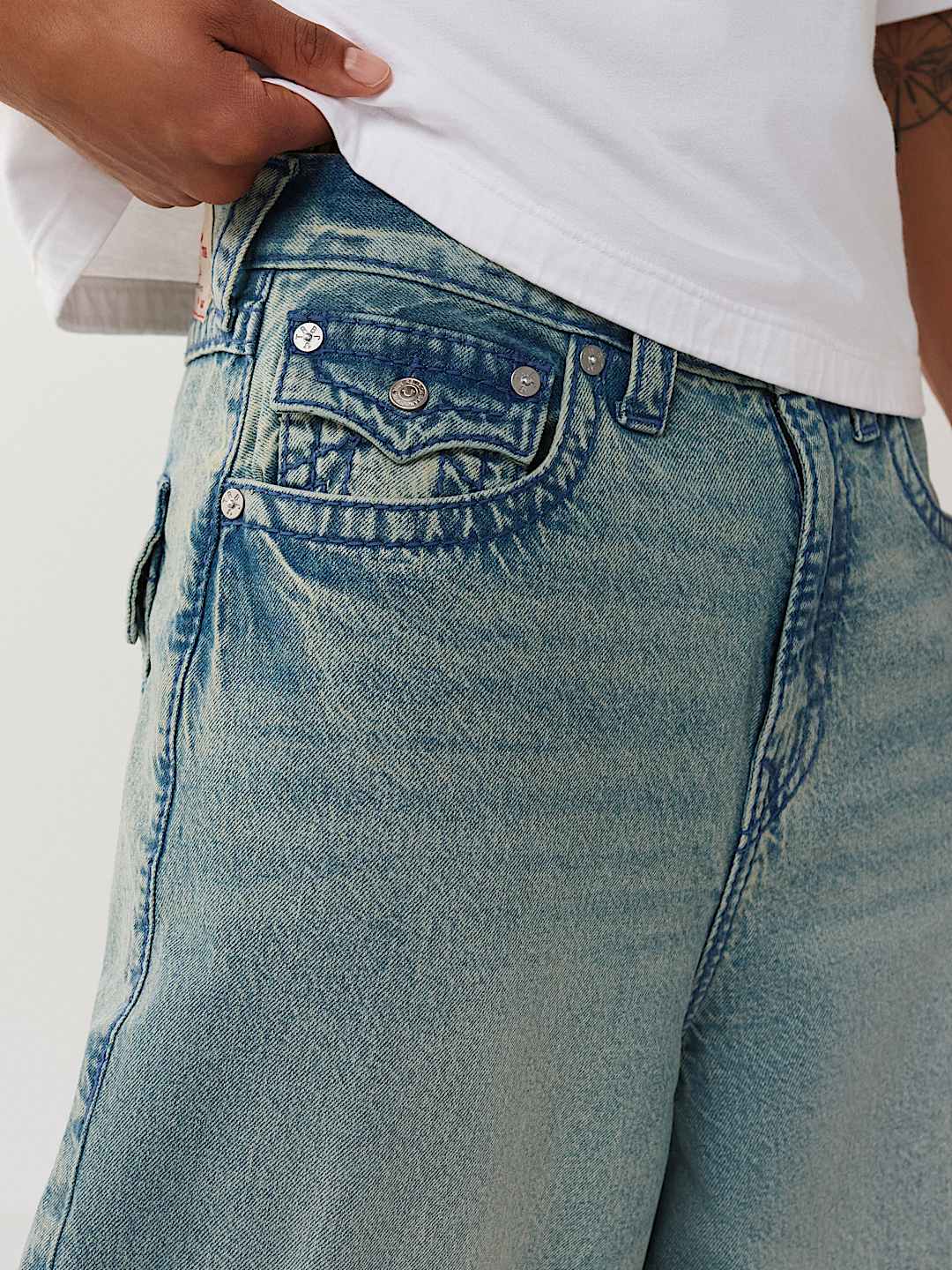 MIKEY BIG T FLAP BAGGY AF JEAN, image 4