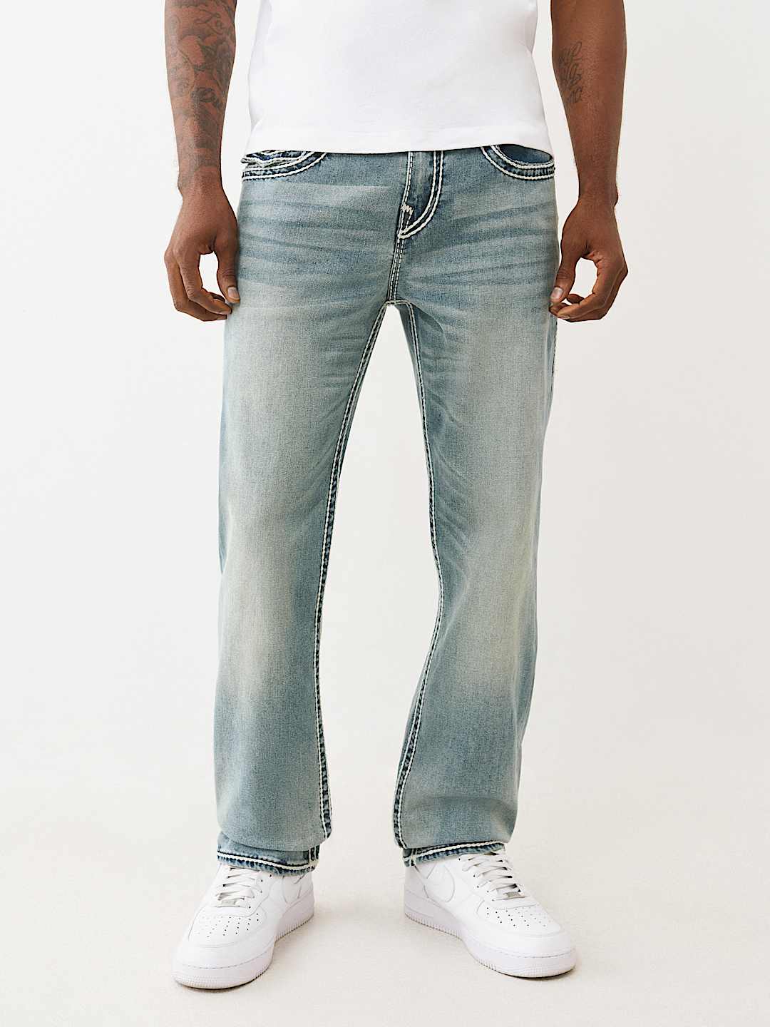RICKY ROPE STITCH STRAIGHT JEAN 34