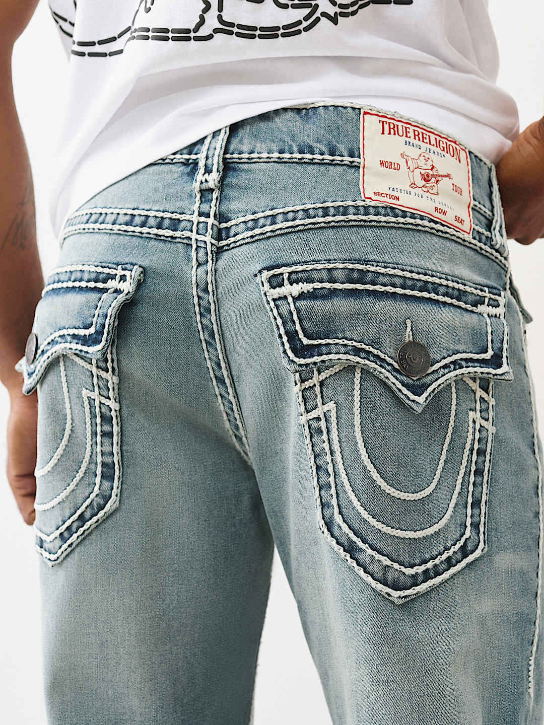 RICKY ROPE STITCH STRAIGHT JEAN 34