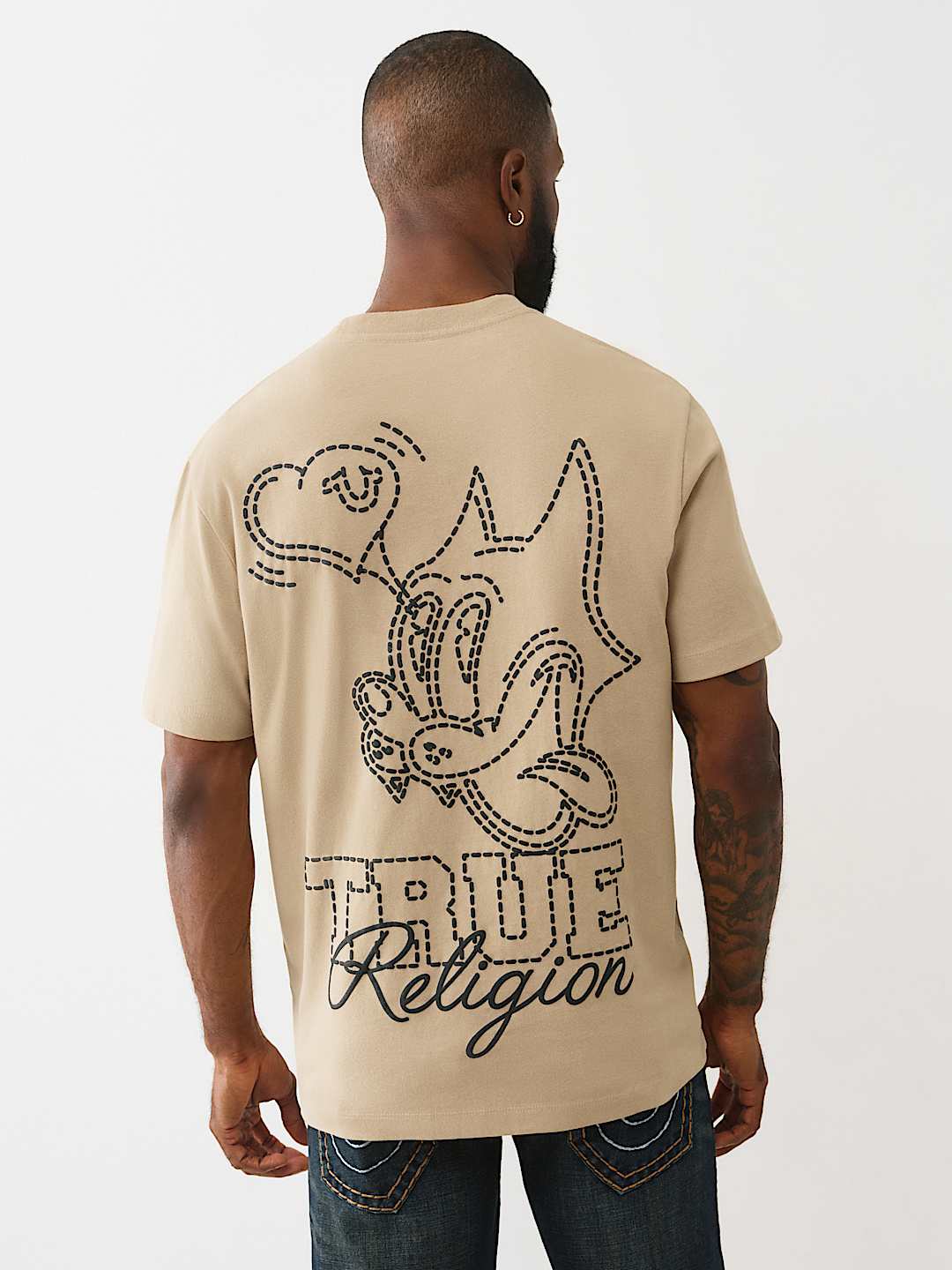 CAMISETA CON ESTAMPADO DE GATO EN RELIEVE, image 5