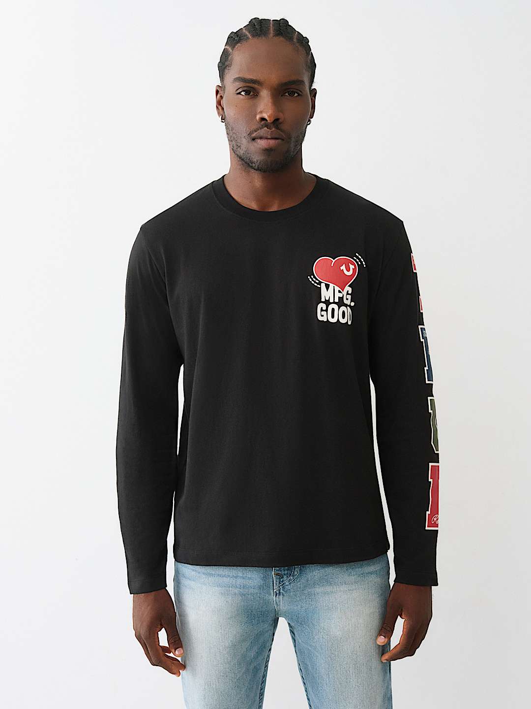 CAMISETA DE MANGA LARGA CON CORAZ&Oacute;N MFG, image 2