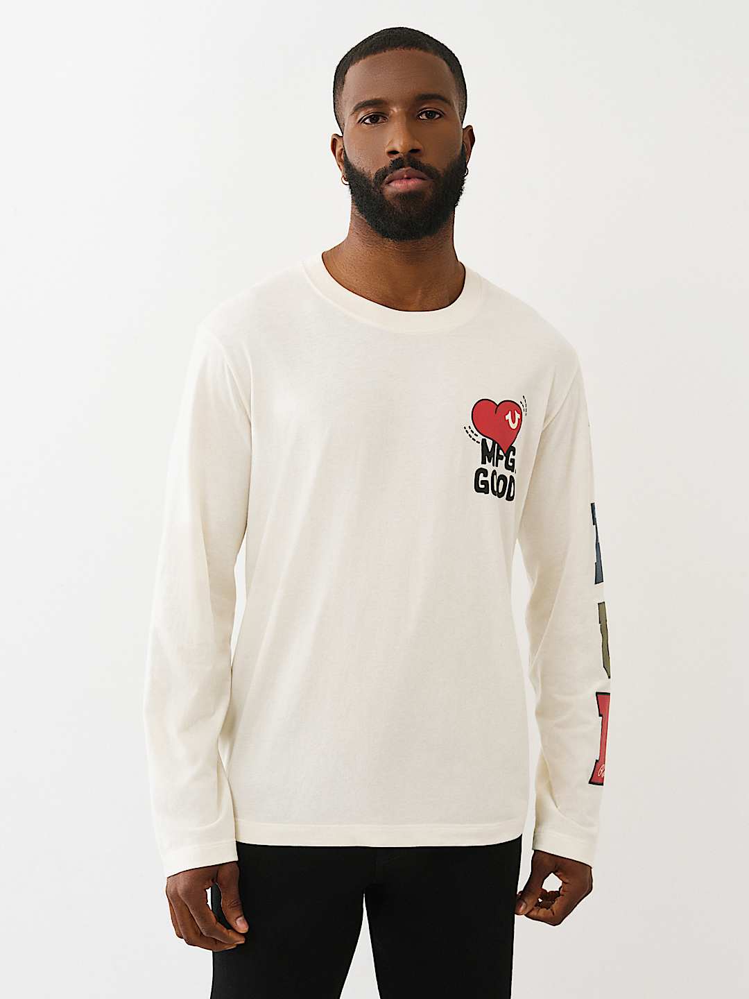 CAMISETA DE MANGA LARGA CON CORAZ&Oacute;N MFG, image 2