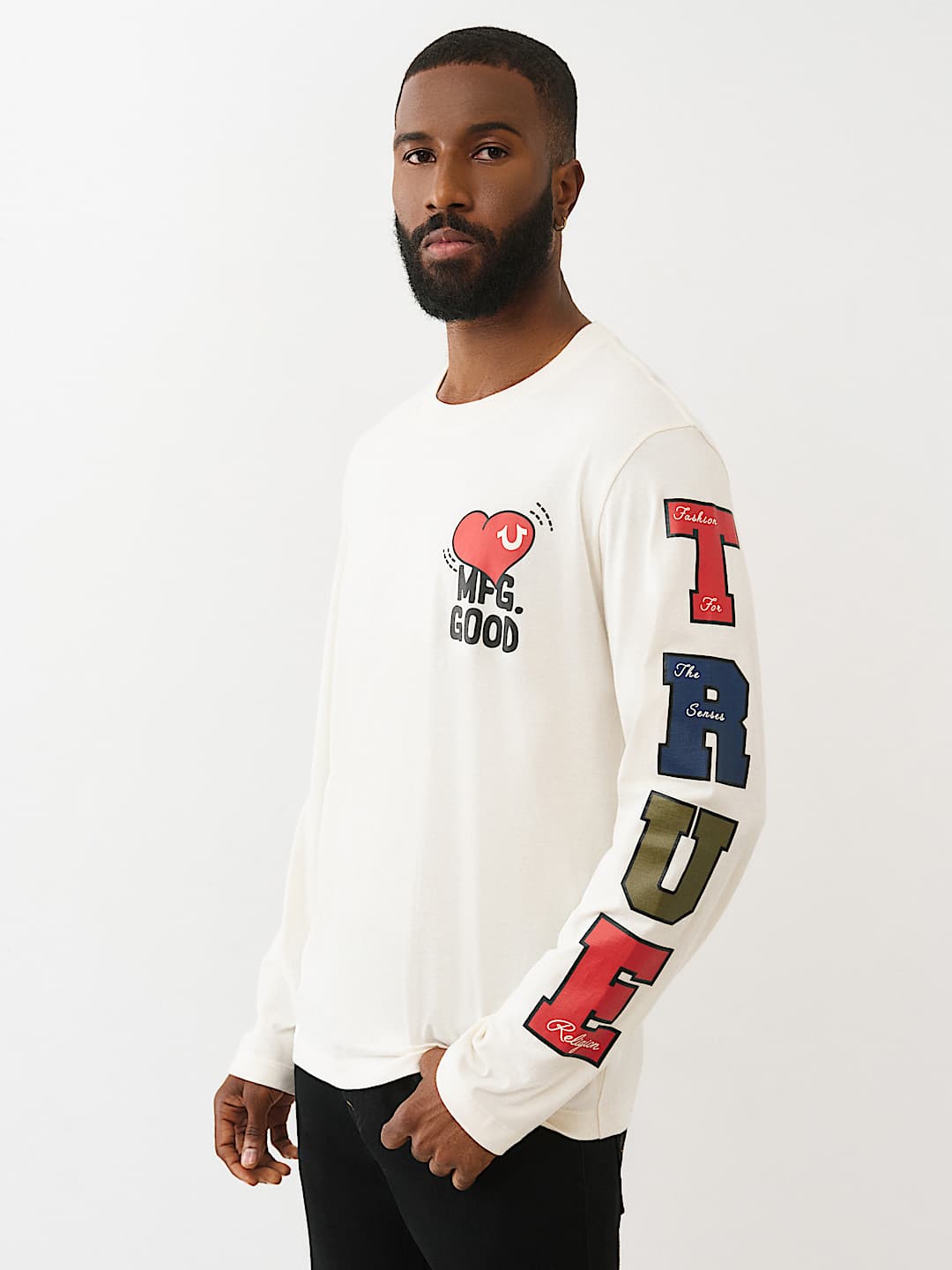 CAMISETA DE MANGA LARGA CON CORAZ&Oacute;N MFG, image 1