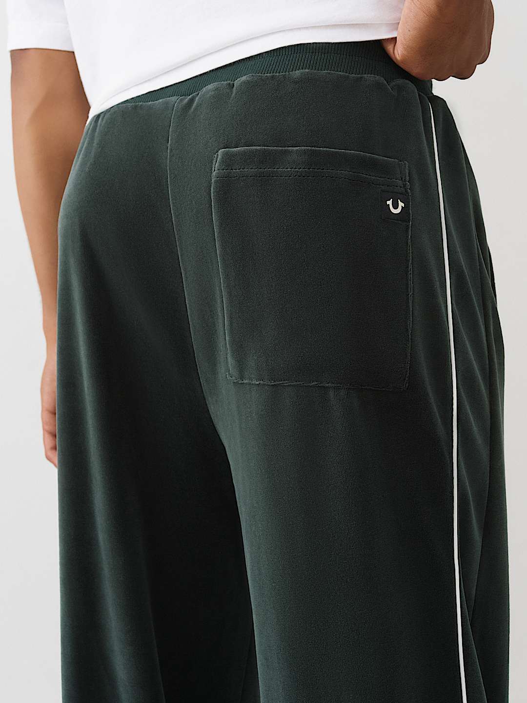VELOUR LOGO TRACK PANT