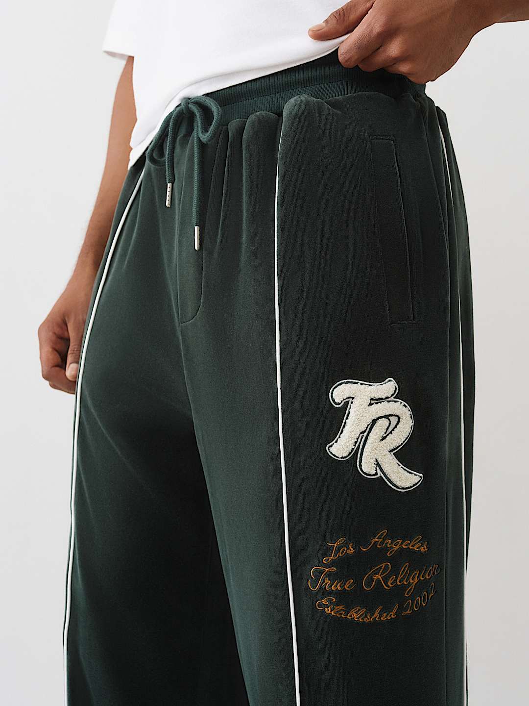 VELOUR LOGO TRACK PANT