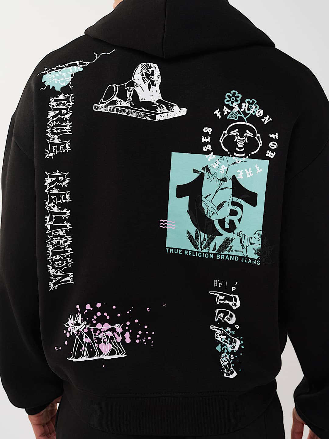 GRAPHIC LOGO BOXY HOODIE, image 6