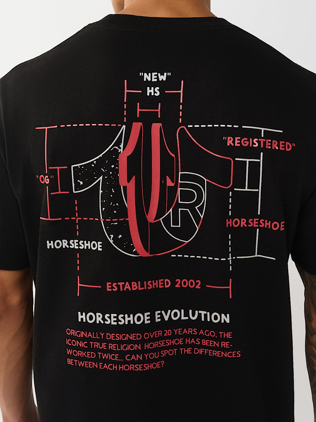REGISTERED HORSESHOE SPEC TEE, image 1