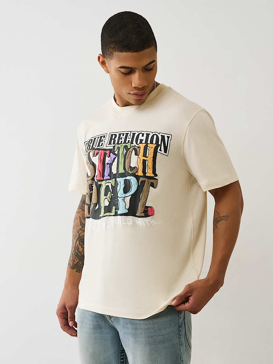 DESTROY AND REBUILD PUFF PRINT TEE, image 3