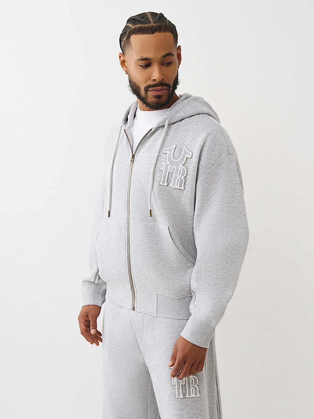 HORSESHOE APPLIQU&Eacute; ZIP HOODIE, image 3
