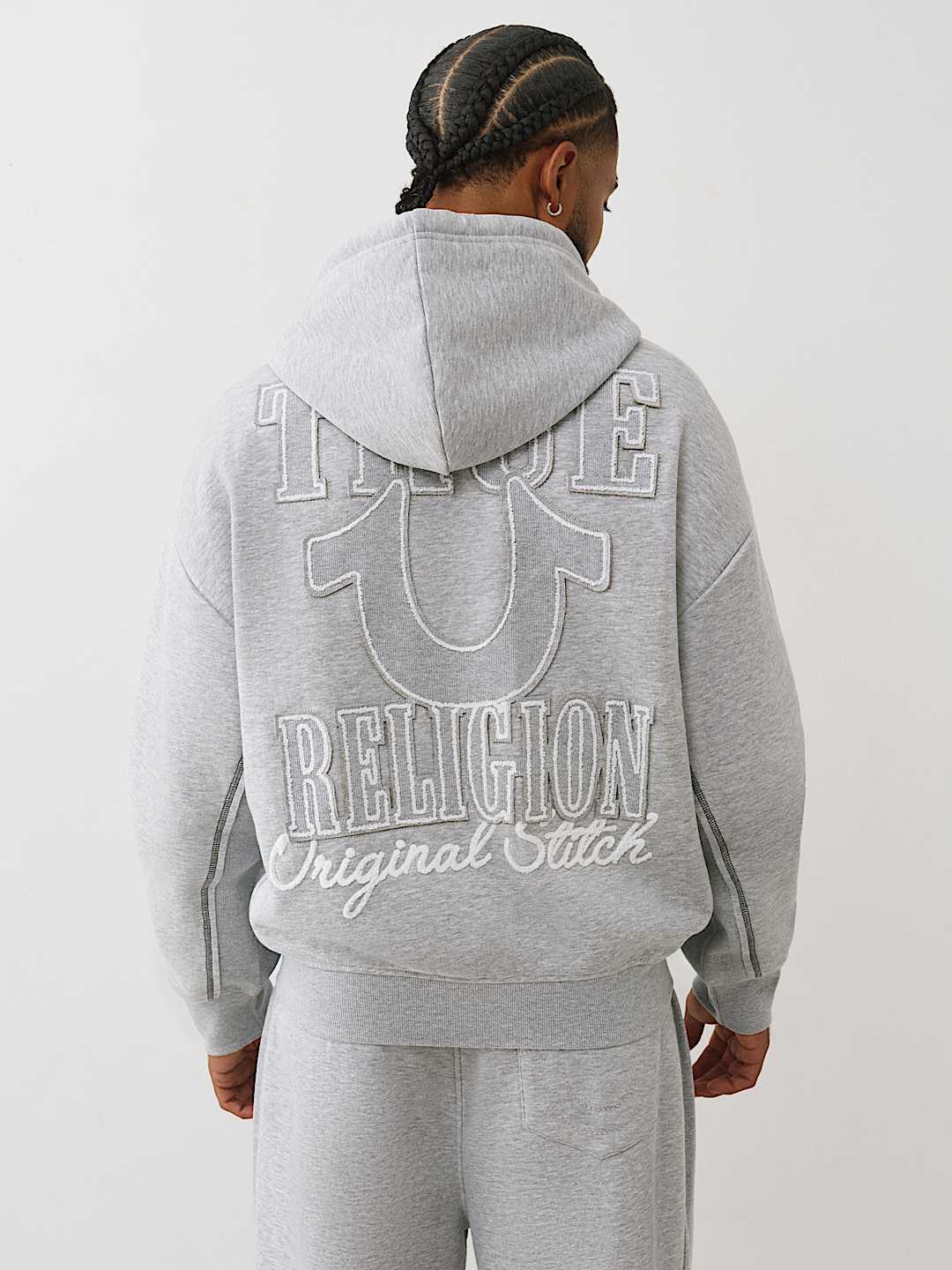 HORSESHOE APPLIQU&Eacute; ZIP HOODIE, image 1