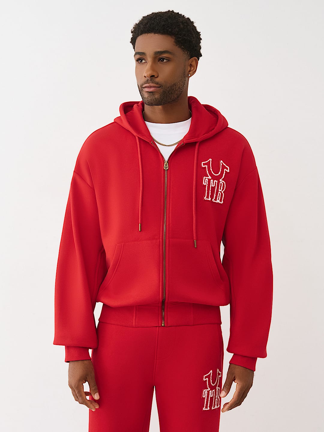 HORSESHOE APPLIQU&Eacute; ZIP HOODIE, image 2